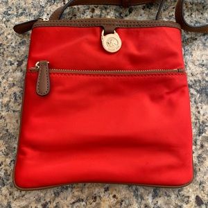 Michael Kors small Kempton cross-body with gold hardware